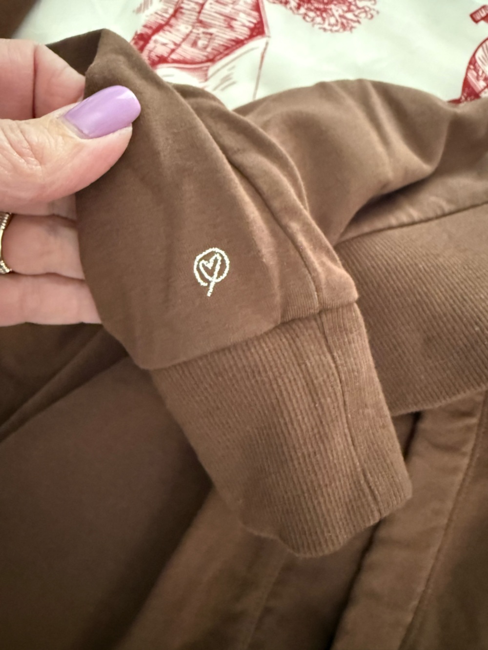 The Drop Brown Women's Hoodie & Jogger Travel Set, XXL - Picture 8 of 11
